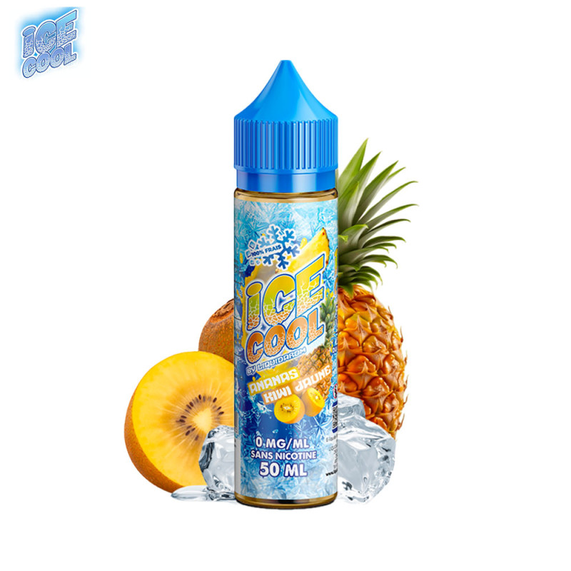 Ananas Kiwi 50 ml - Ice Cool By Liquidarom
