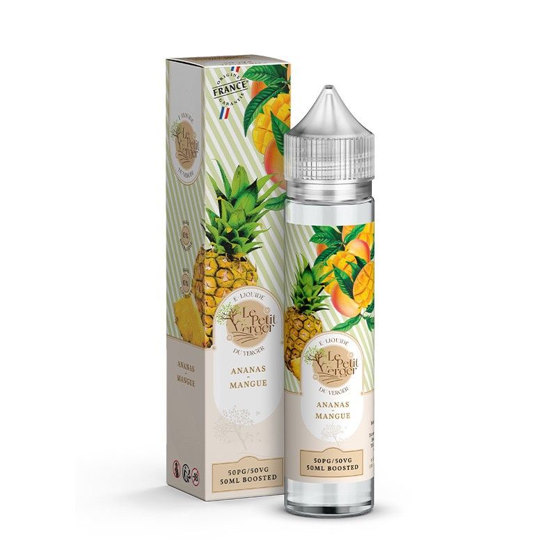 E-liquides Ananas Mangue 50 ml - Le Petit Verger par Savourea