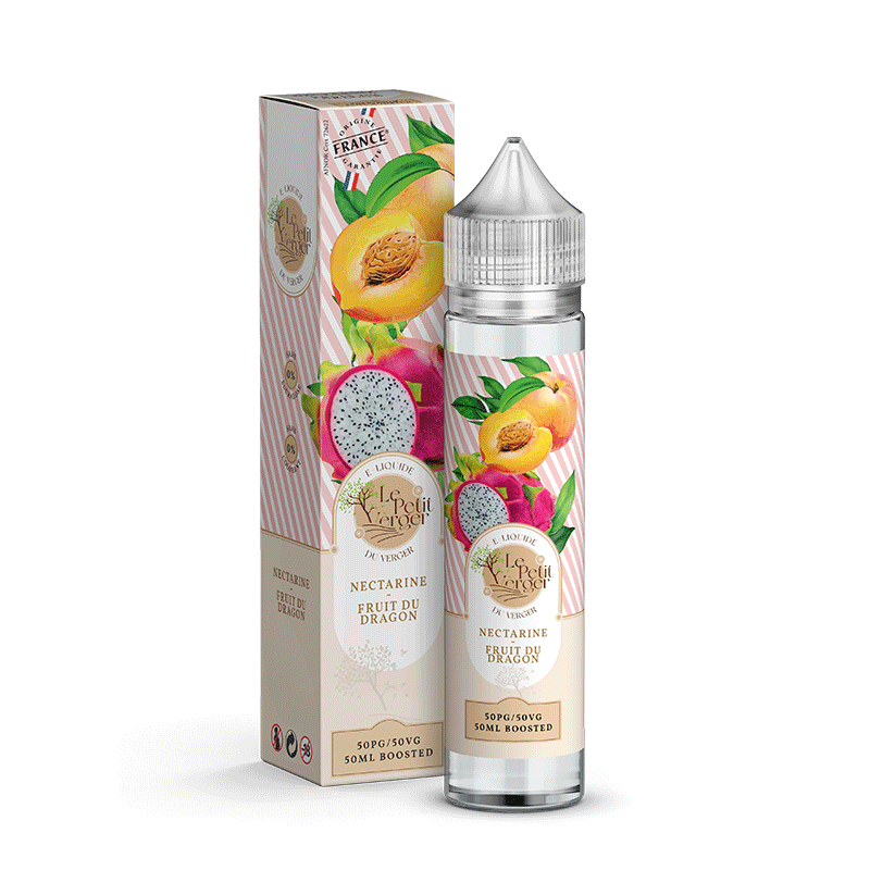 E-liquides Nectarine Fruit du Dragon 50 ml - Le Petit Verger par Savourea