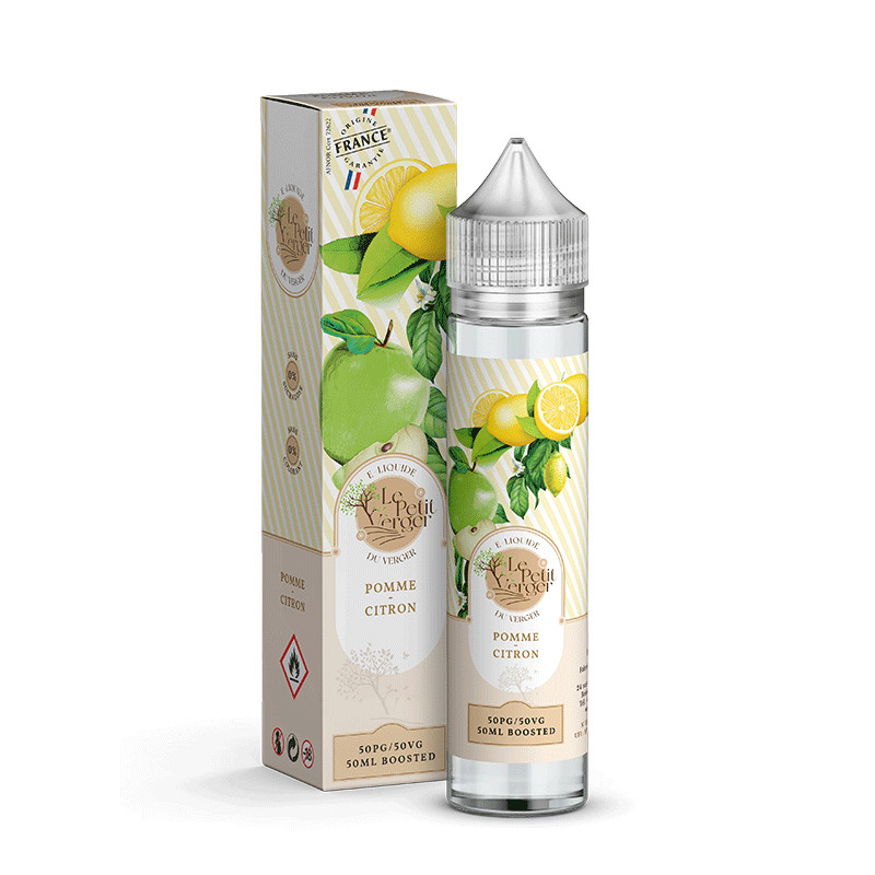 E-liquides Pomme Citron 50 ml - Le Petit Verger par Savourea